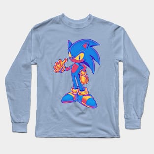 Sonic The Hegdehog Pop Art Long Sleeve T-Shirt